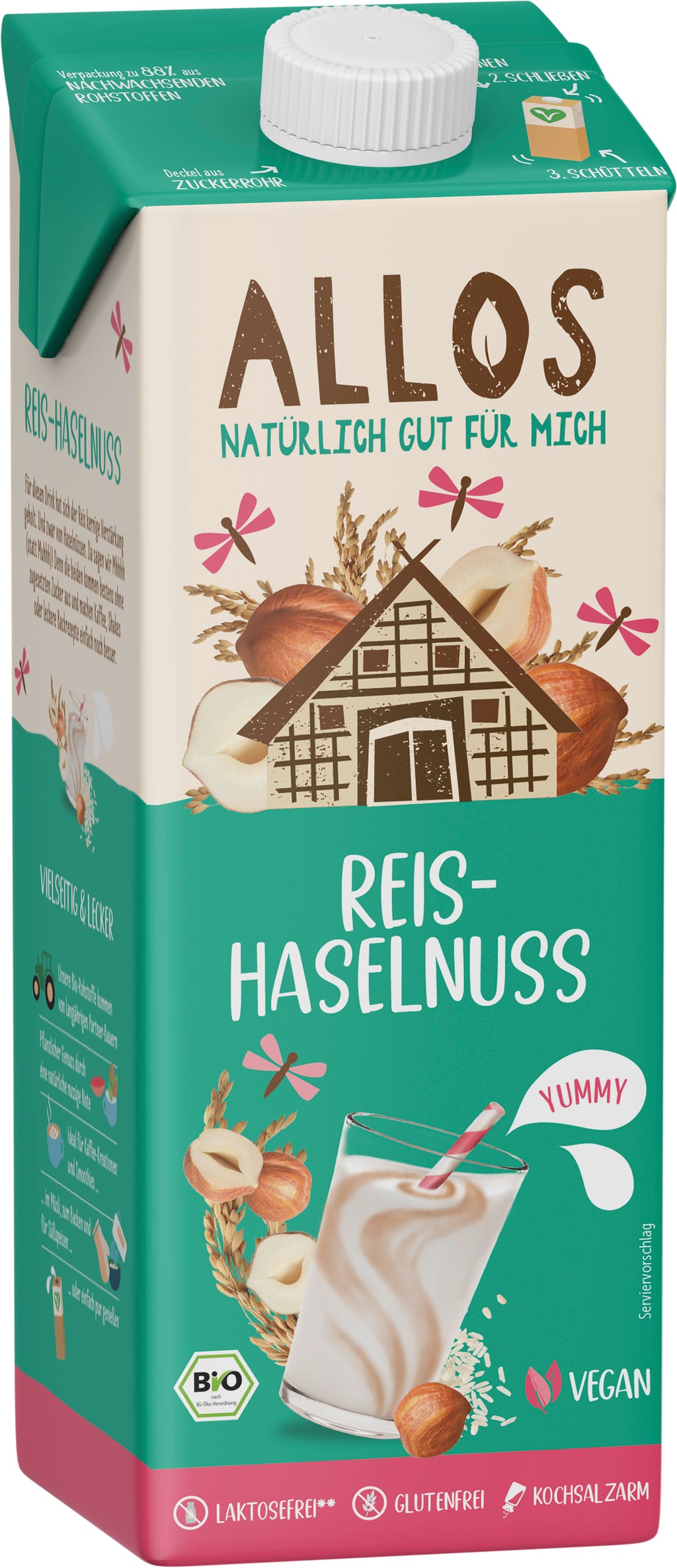 Reis Haselnuss Drink 1 l