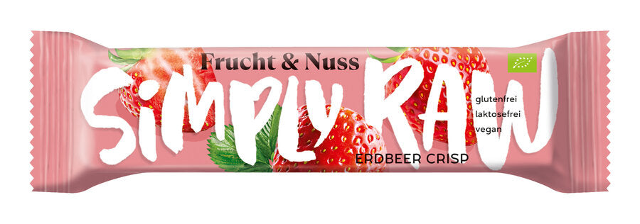 Frucht & Nuss Erdbeer Crisp Riegel 40 g