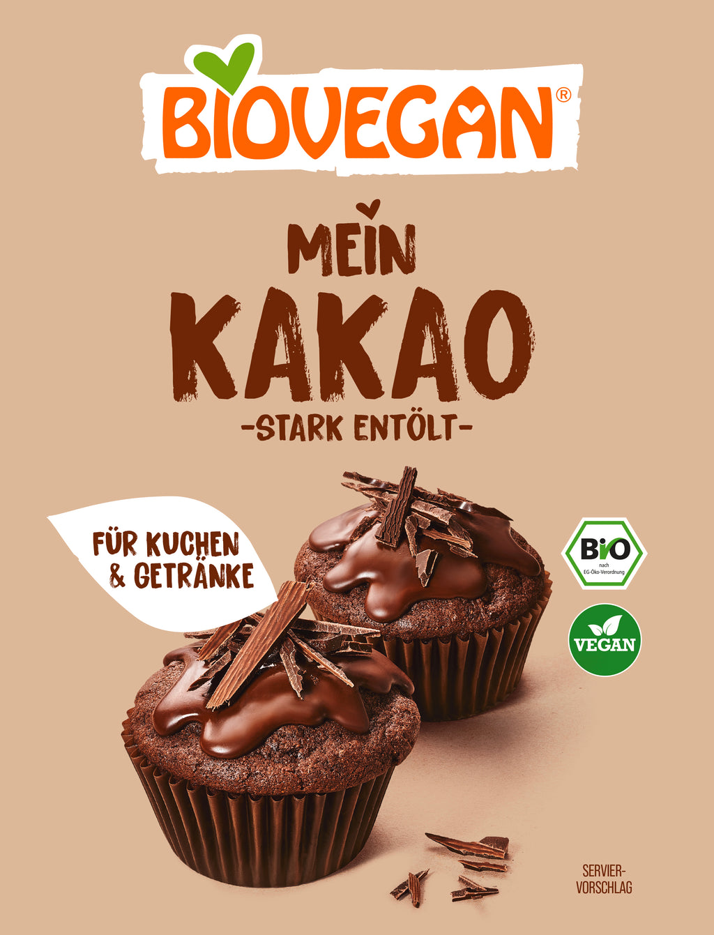 Mein Kakao stark entölt 125 g
