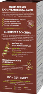 Pflanzenhaarfarbe Pflegekomplex SCHOKOBRAUN 02 100 g