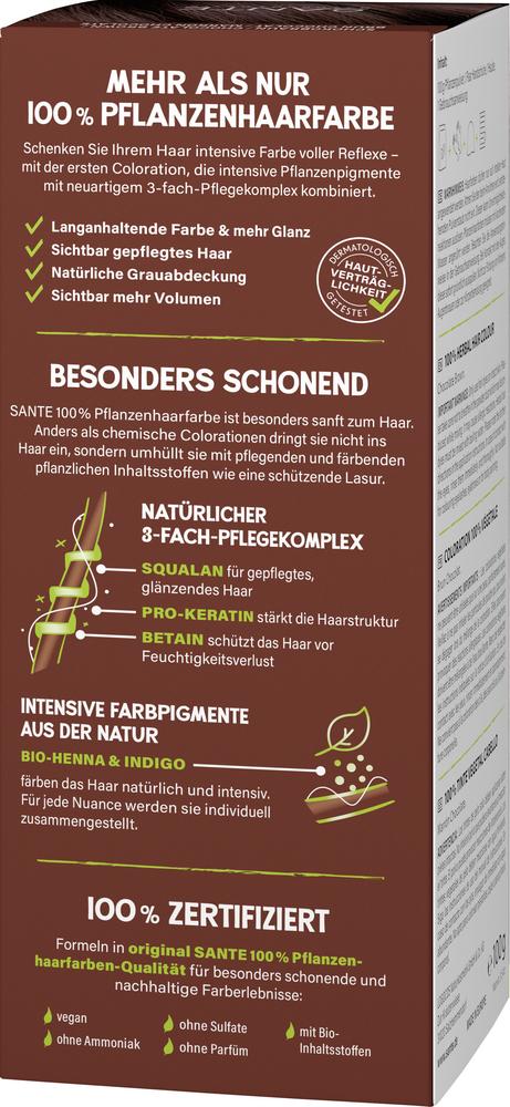 Pflanzenhaarfarbe Pflegekomplex SCHOKOBRAUN 02 100 g