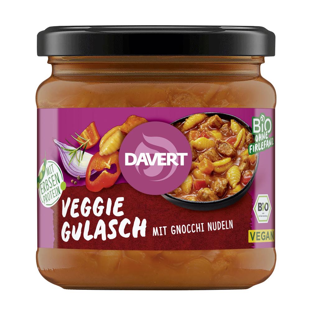 Veggie Gulasch mit Gnocchi Nudeln im Glas 330 g