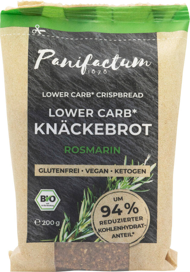 Lowcarb Knäcke Rosmarin 200 g