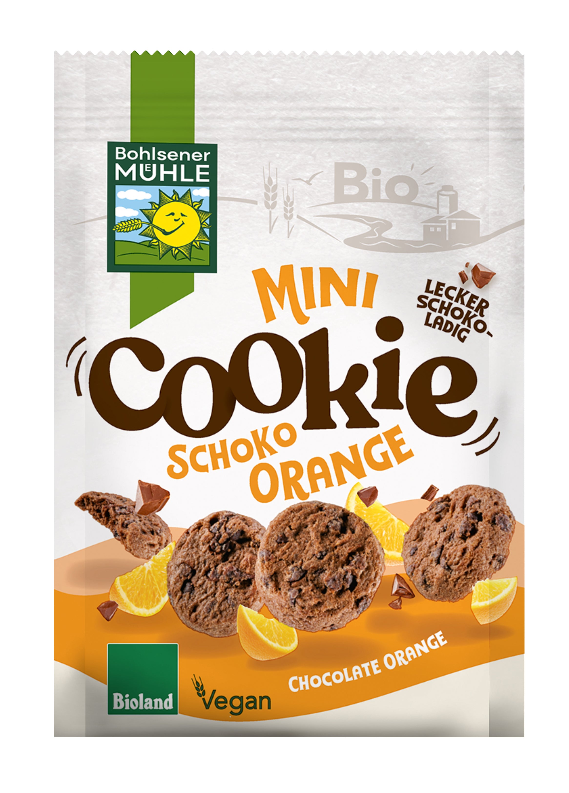 Mini-Cookie Schoko-Orange 125 g