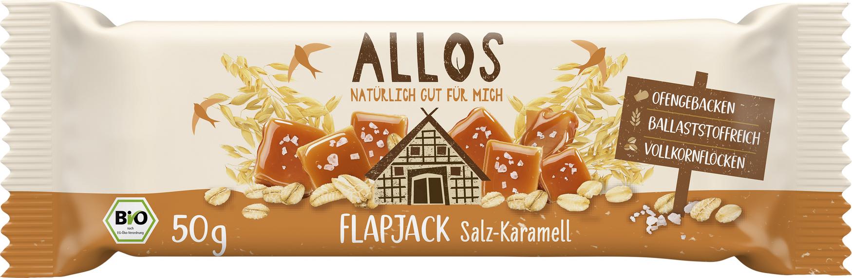 Müsliriegel Flapjack Hafer Salz-Karamell 50 g