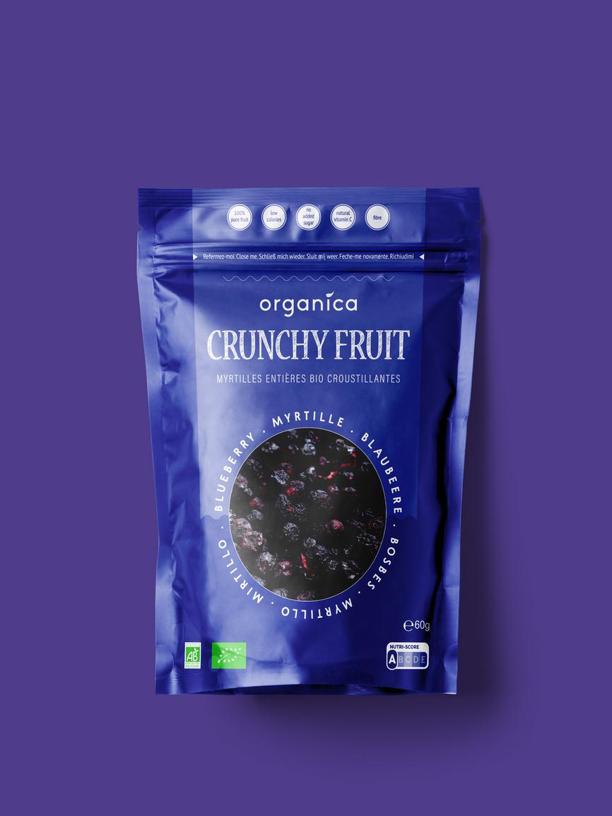 Crunchy Fruit Blaubeeren gefriergetrocknet 60 g