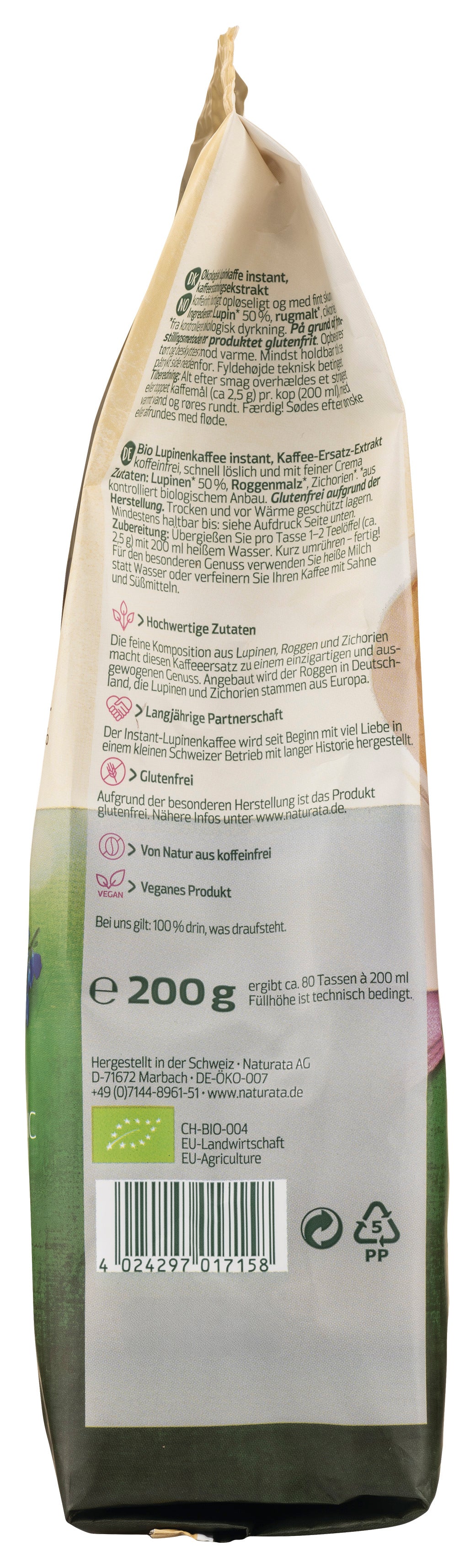 Lupinenkaffee Instant NFP 200 g