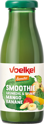 Grüner Smoothie demeter Mango Grünkohl Spinat 250 ml