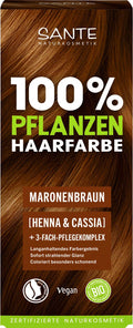 Pflanzenhaarfarbe Pflegekomplex Maronenbraun 08 100 g