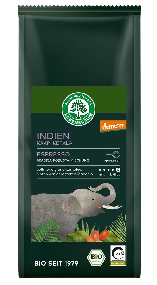 Indien Espresso Kaapi Kerala gemahlen demeter 250 g