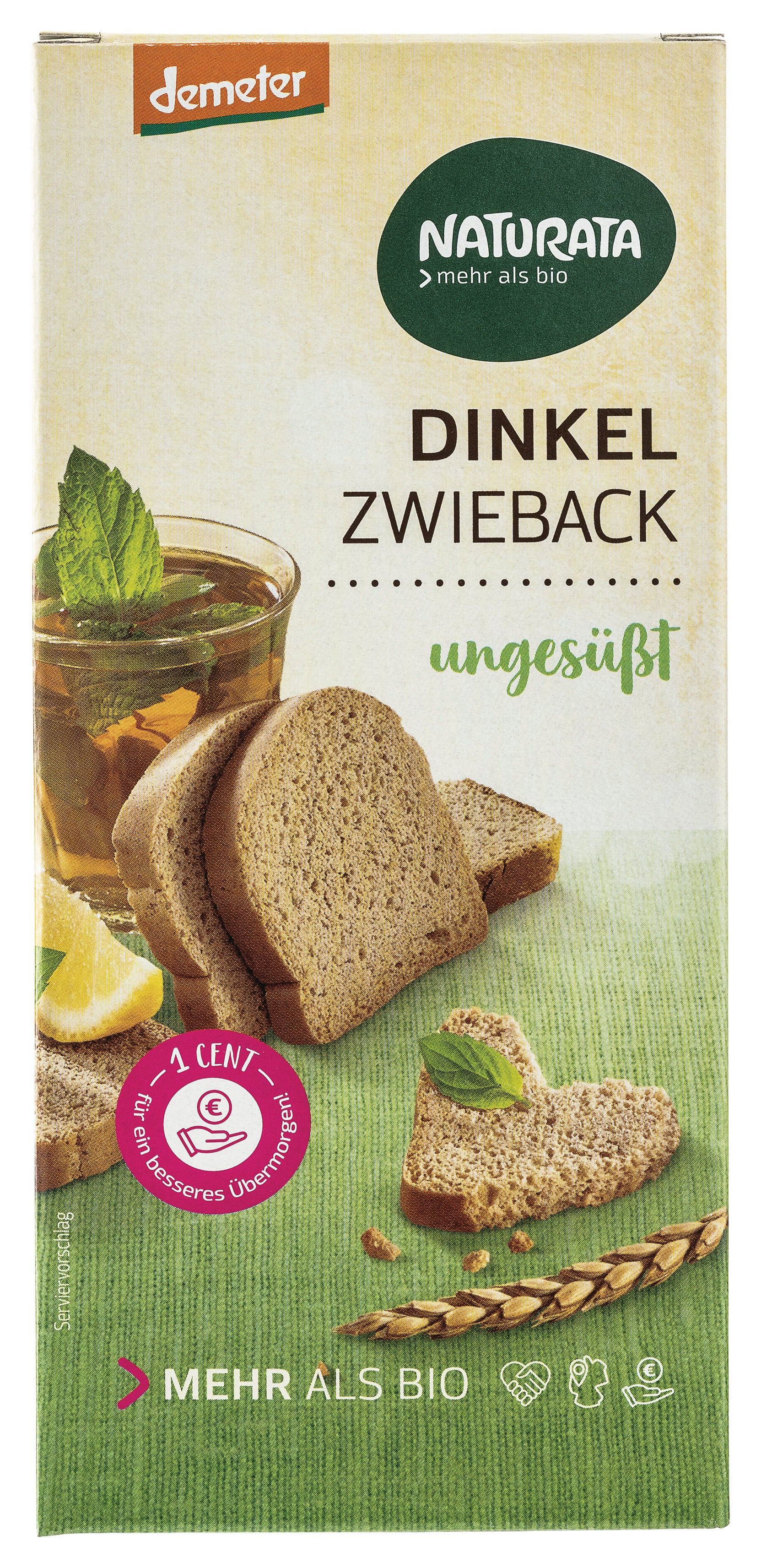 Dinkel-Zwieback  ungesüßt demeter 150 g