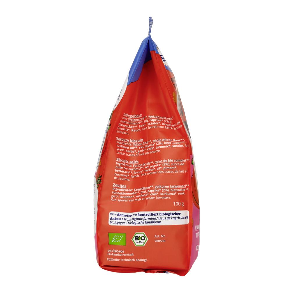 Brot-Chips Paprika & Chili demeter 100 g