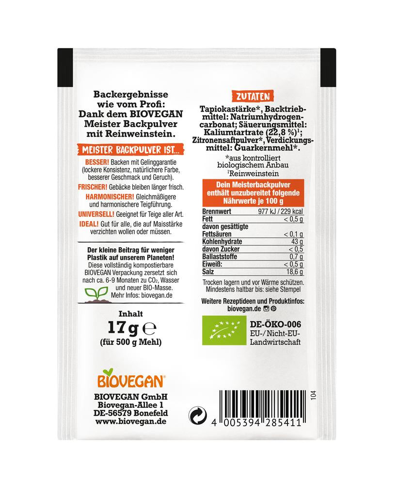Meister Backpulver mit Tapioka 51 g