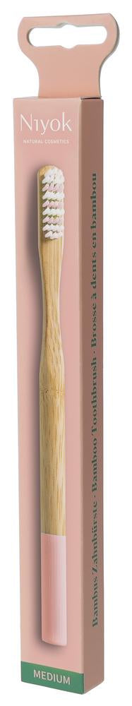 Bambuszahnbürste adult medium lachs 1 Stk