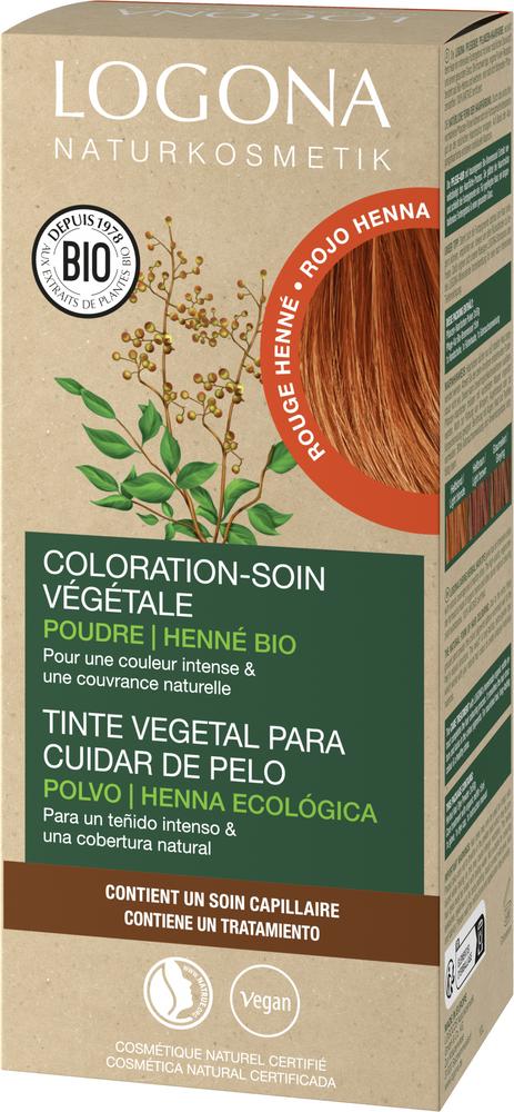 Pflegende Pflanzen-Haarfarbe Pulver 04 Hennarot 100 g