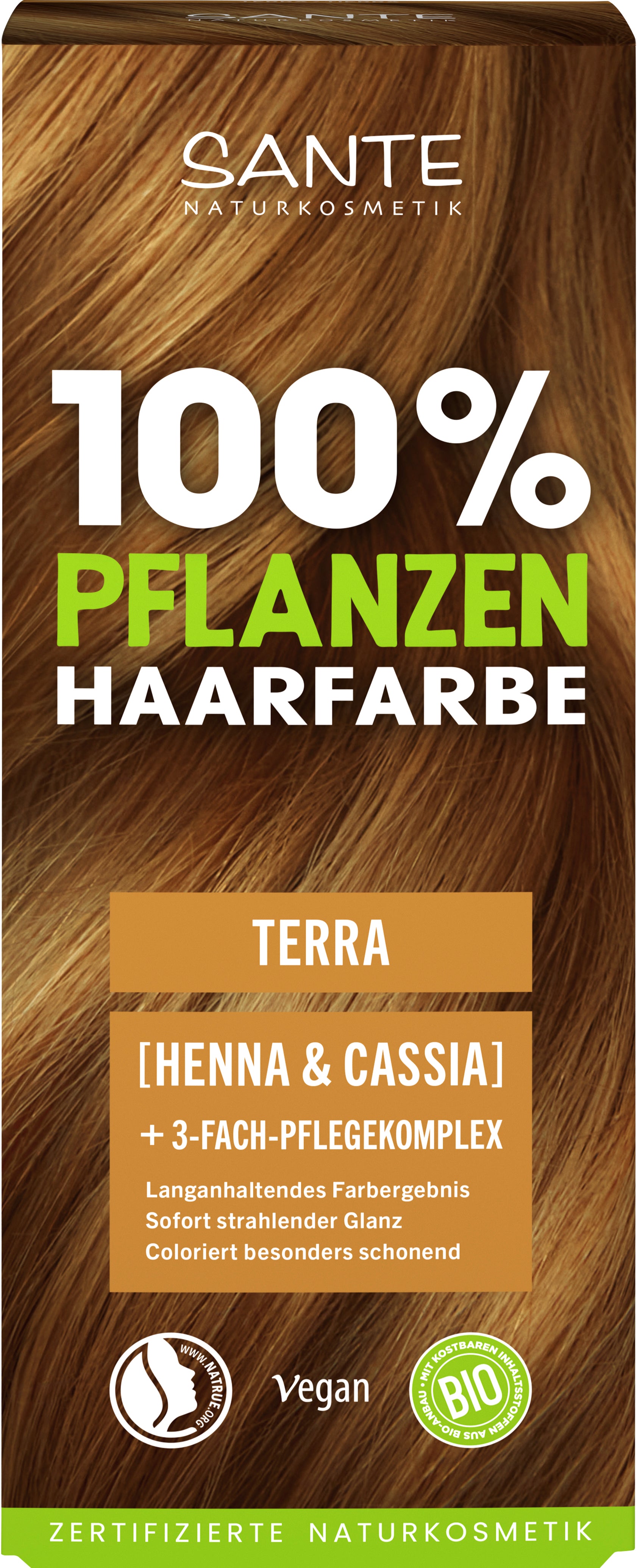 Pflanzenhaarfarbe Pflegekomplex TERRA 04 100 g