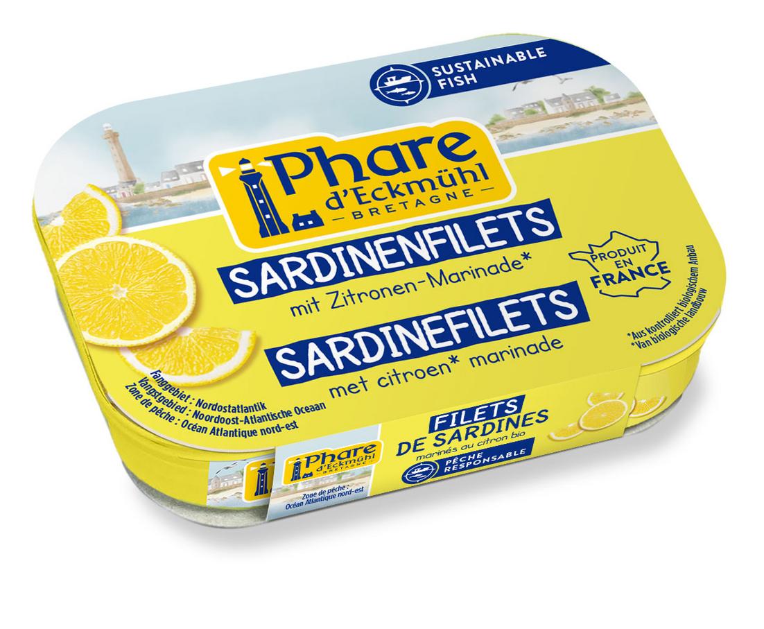 Sardinen-Filets in Zitronen-Marinade 90 g