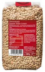 Braune Teller-Linsen 500 g