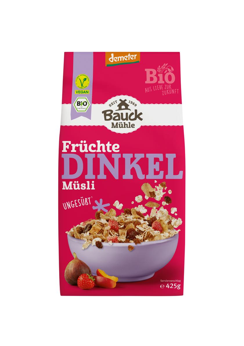 Dinkel-Müsli Früchtezart  demeter 425 g
