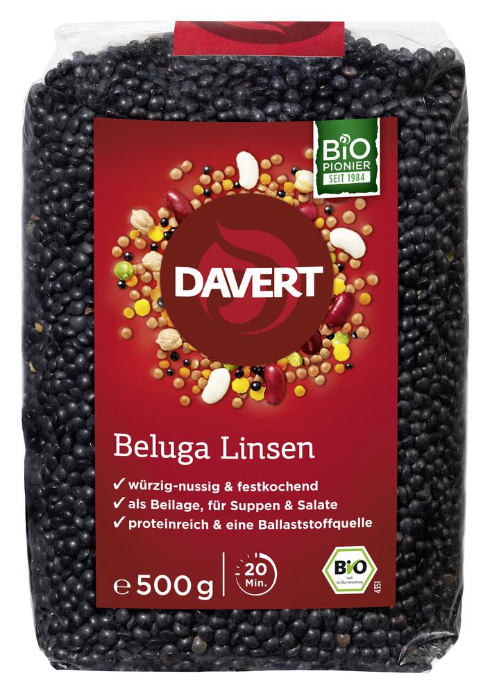 Beluga Linsen  schwarz 500 g
