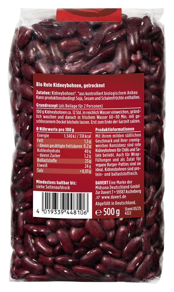 Rote Kidneybohnen 500 g