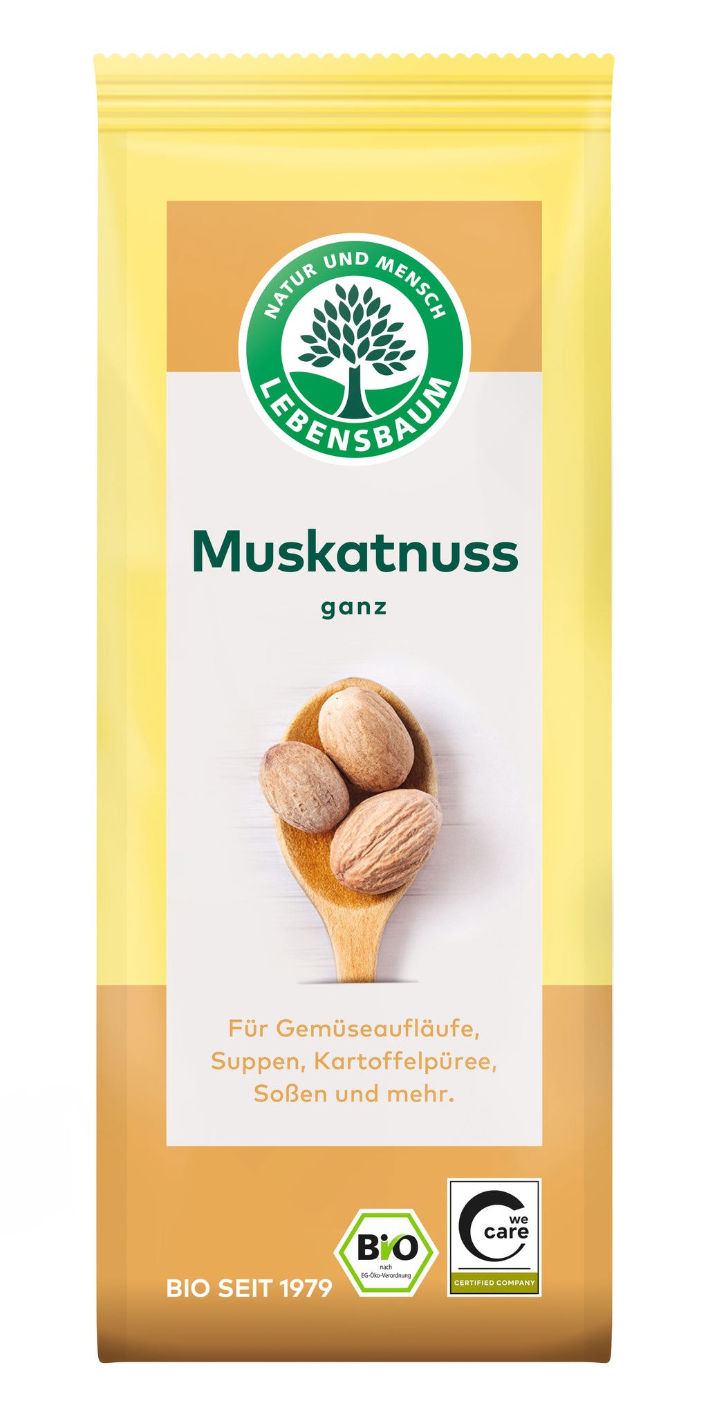 Muskatnuss  ganz 3 Stk