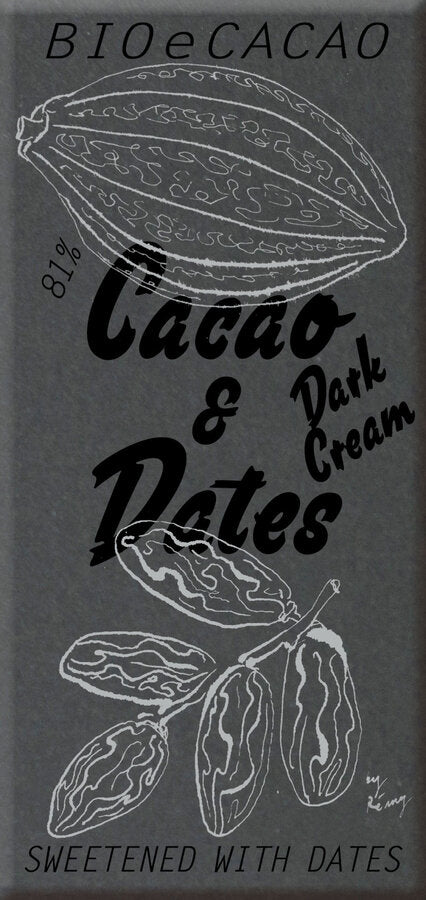 Cacao&Dates Dark Cream 81% Kakao 90 g