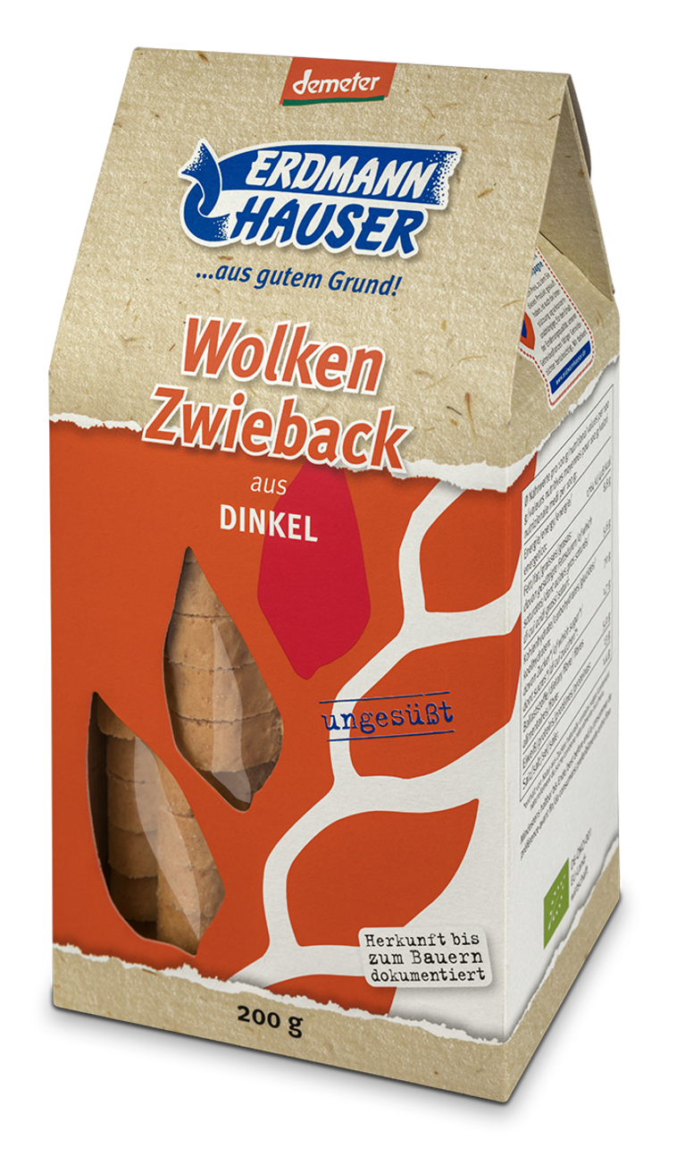 Wolken-Zwieback Dinkel demeter 200 g