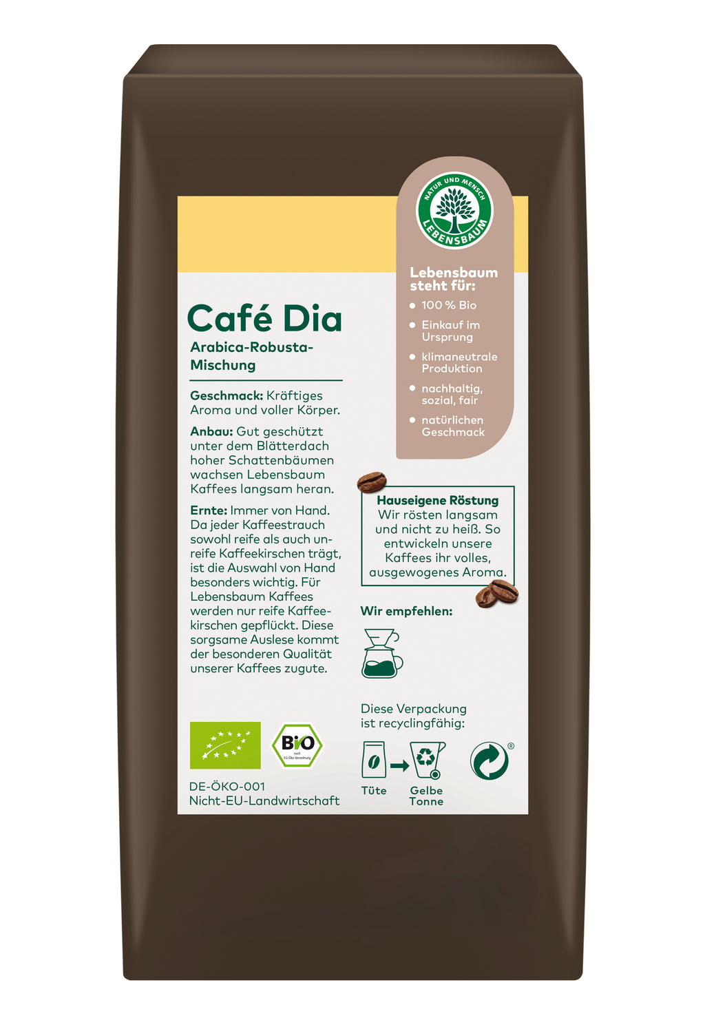 Cafe Dia gemahlen 500 g
