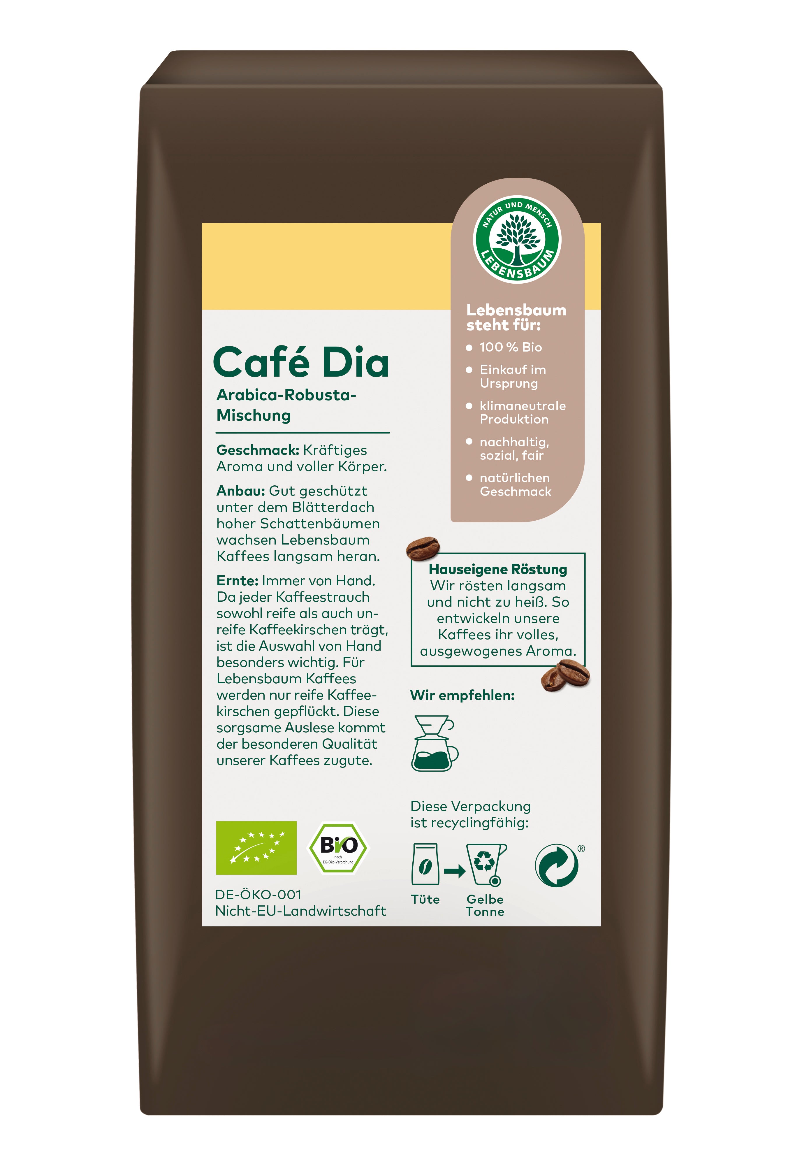 Cafe Dia gemahlen 500 g