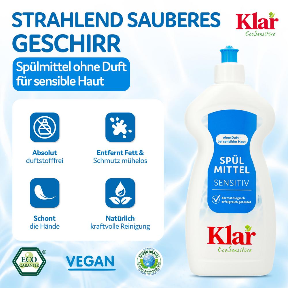 Spülmittel sensitive ohne Duft 500 ml