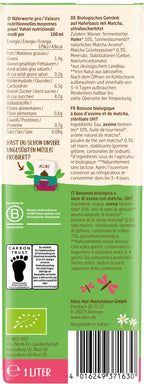 Hafer Matcha Latte Drink 1 l