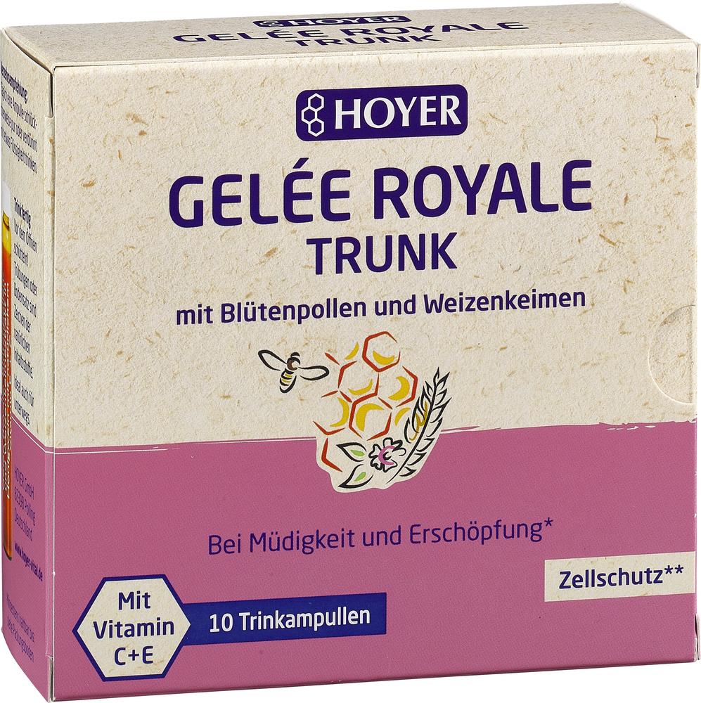 Gelee Royale & Blütenpollen Trinkampullen 10x10m