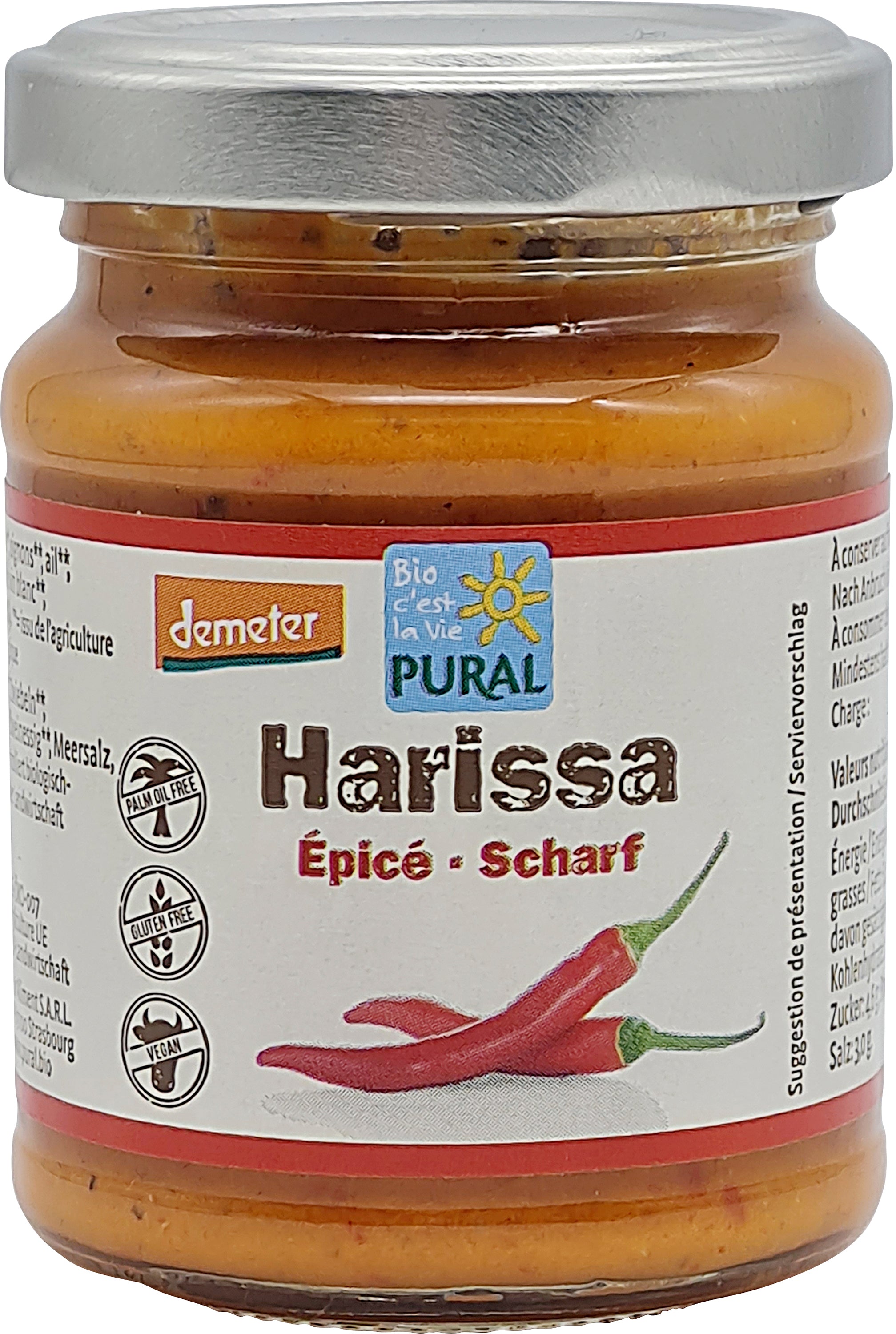 Harissa Gewürzpaste demeter 125 g