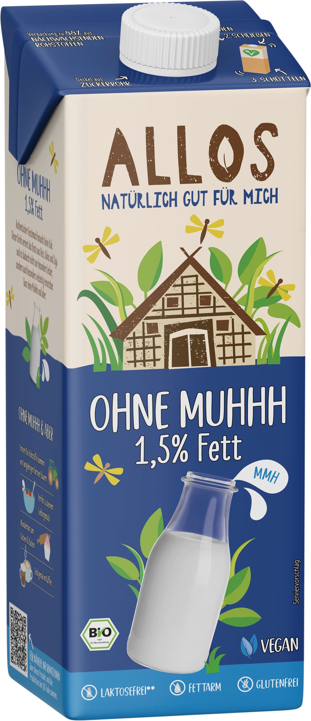Ohne Muhhh Drink 1,5% Fett 1 l