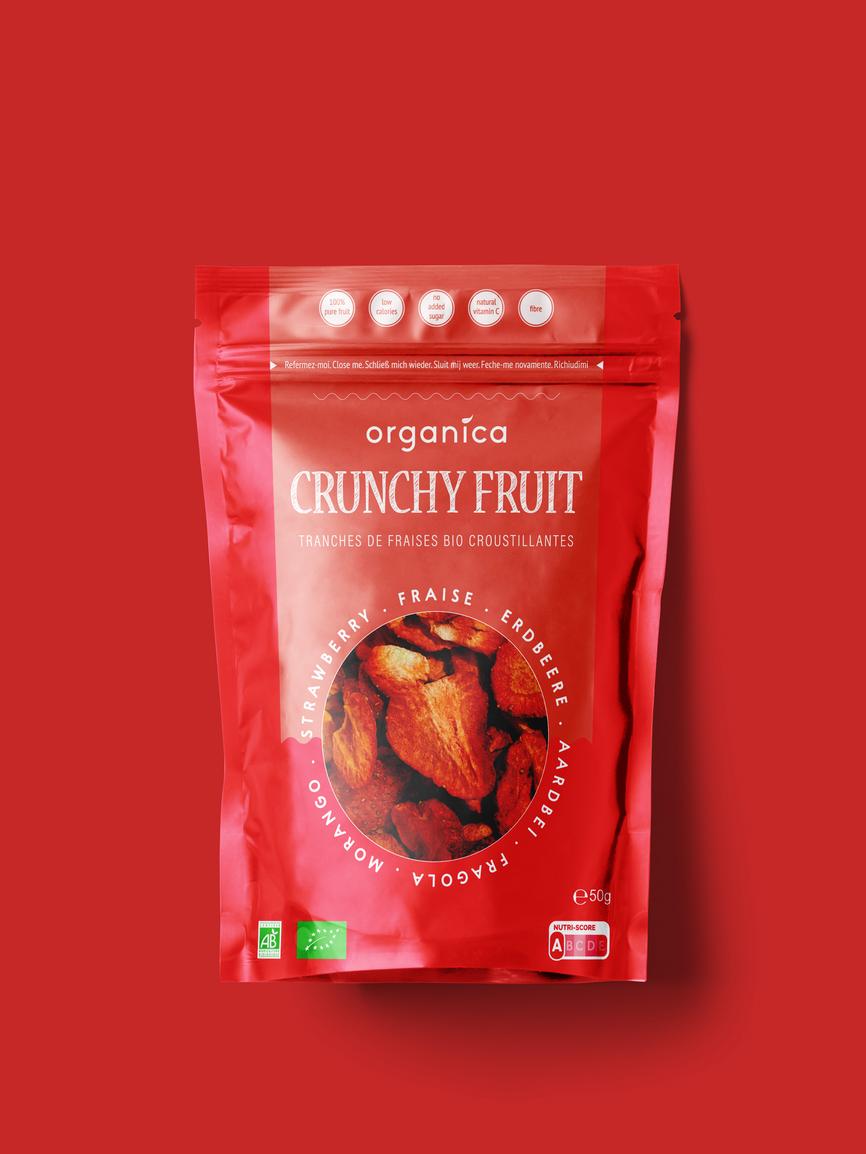 Crunchy Fruit Erdbeeren gefriergetrocknet 50 g