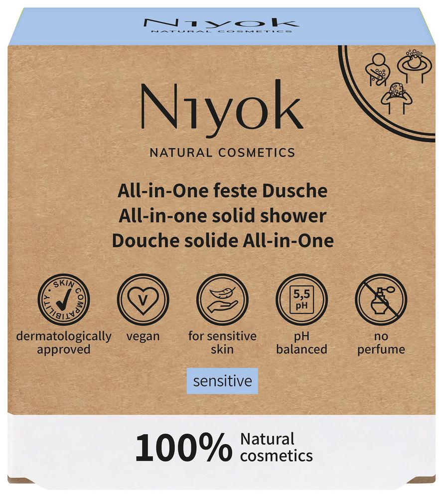 All-in-One feste Dusche Haut + Haar Sensitiv 80 g
