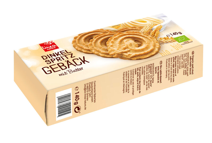 Dinkel-VK Spritzgebäck mit Butter 140 g