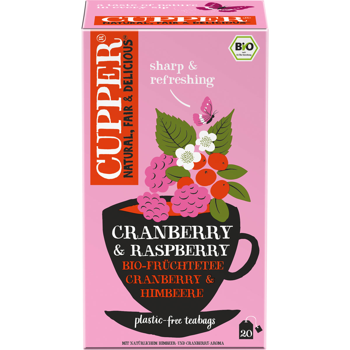 Cranberry & Raspberry Früchtetee 40 g