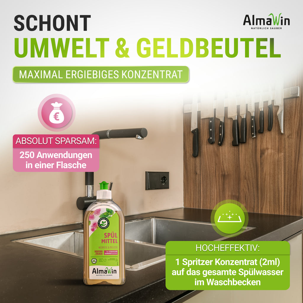 Spülmittel Wildrose Melisse 500 ml