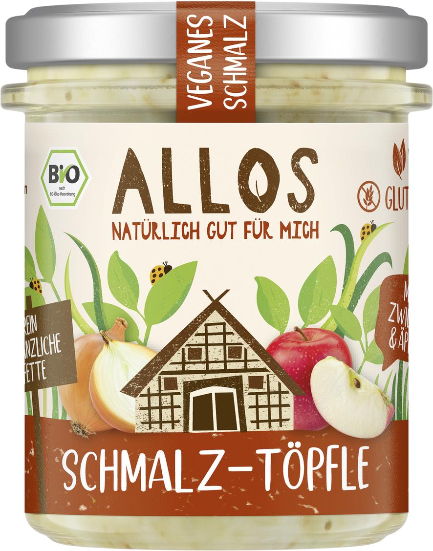 Schmalz-Töpfle mit Zwiebeln und Äpfeln 150 g