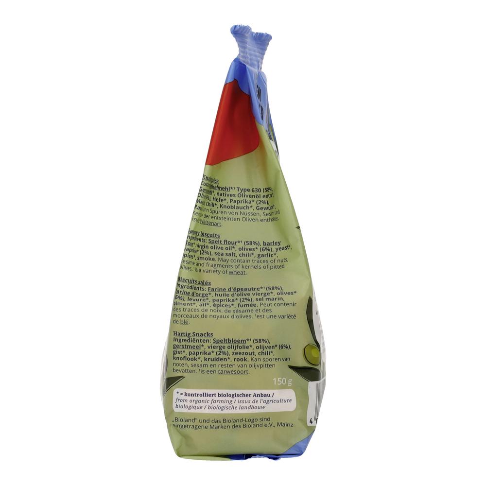 Oliven-Snacks Dinkel Paprika 150 g