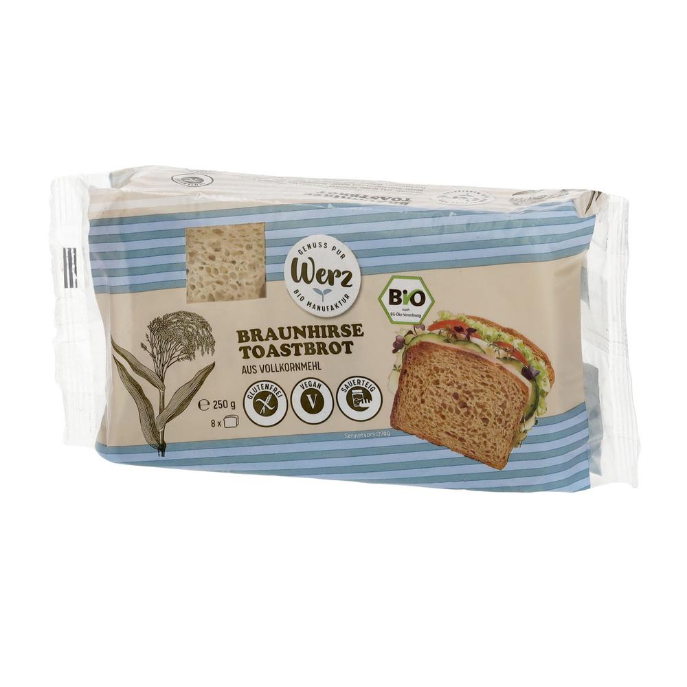 Braunhirse Toastbrot 250 g
