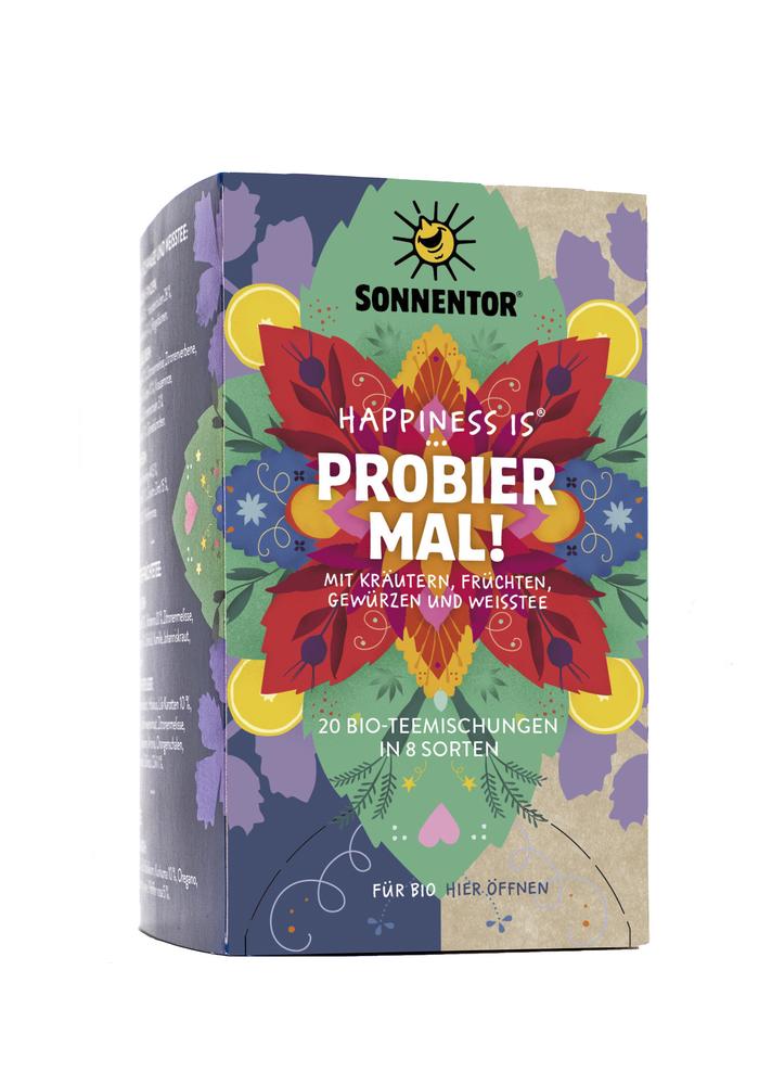 Happiness is® Probier mal! Teemischungen 12 Sorten 31,4 g