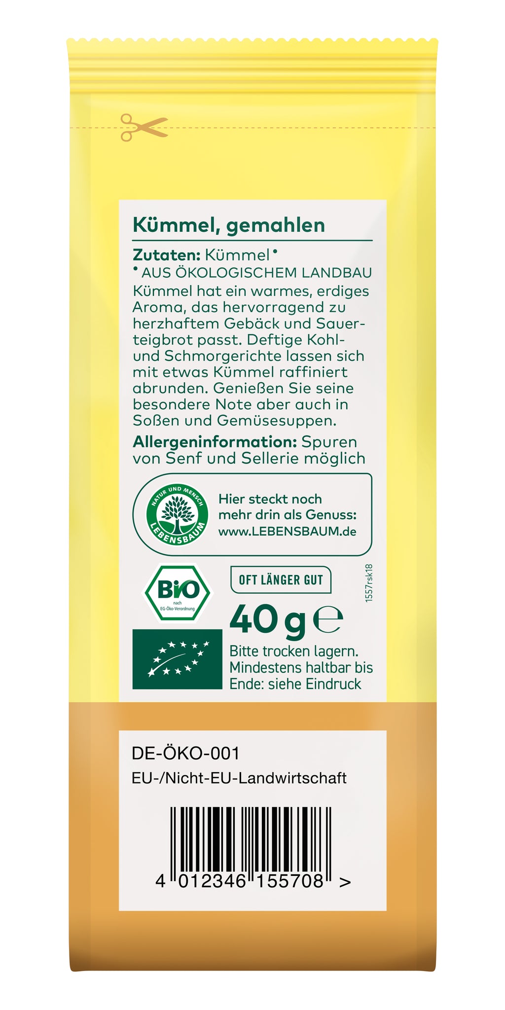 Kümmel  gemahlen 40 g