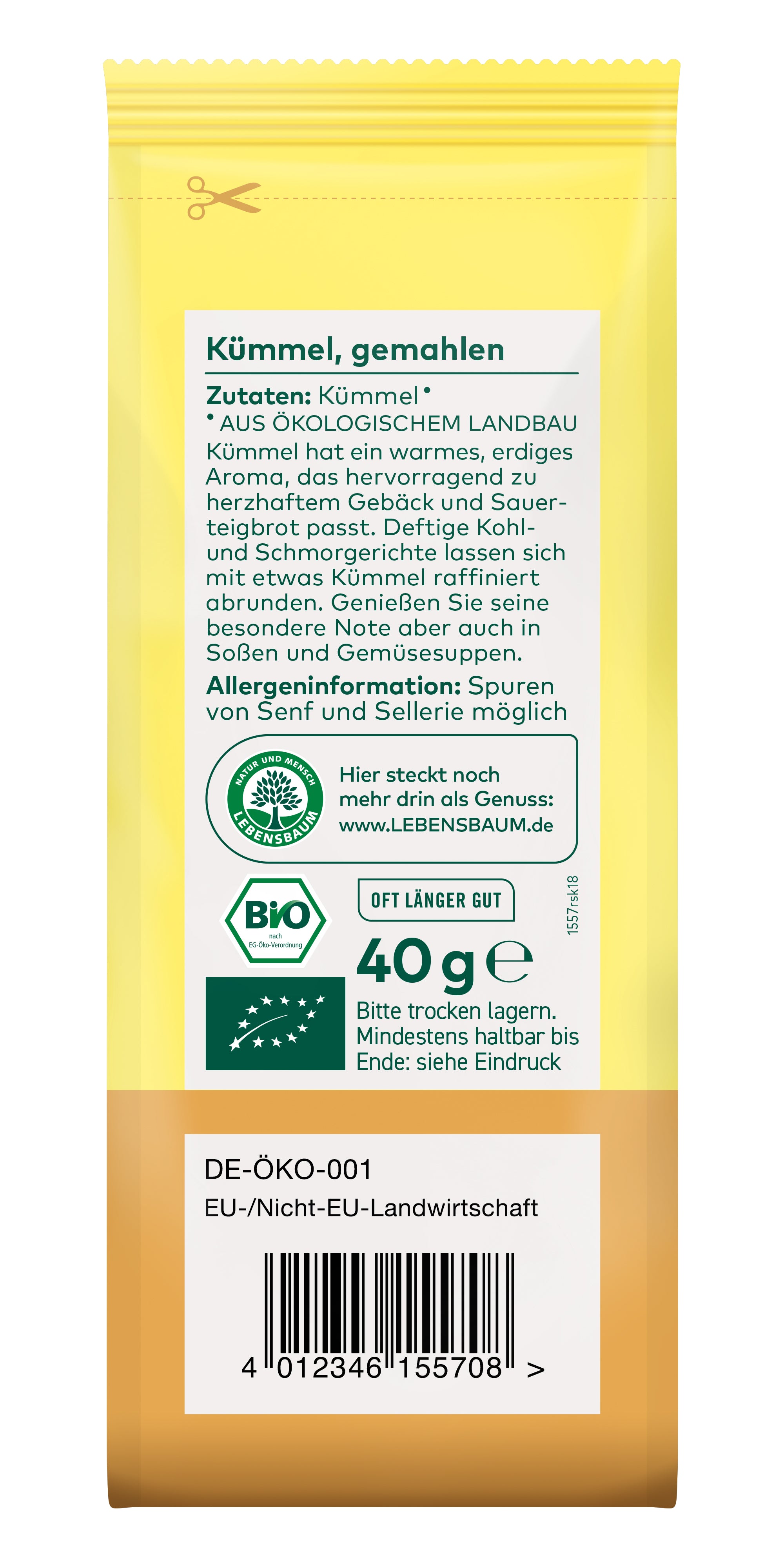 Kümmel  gemahlen 40 g