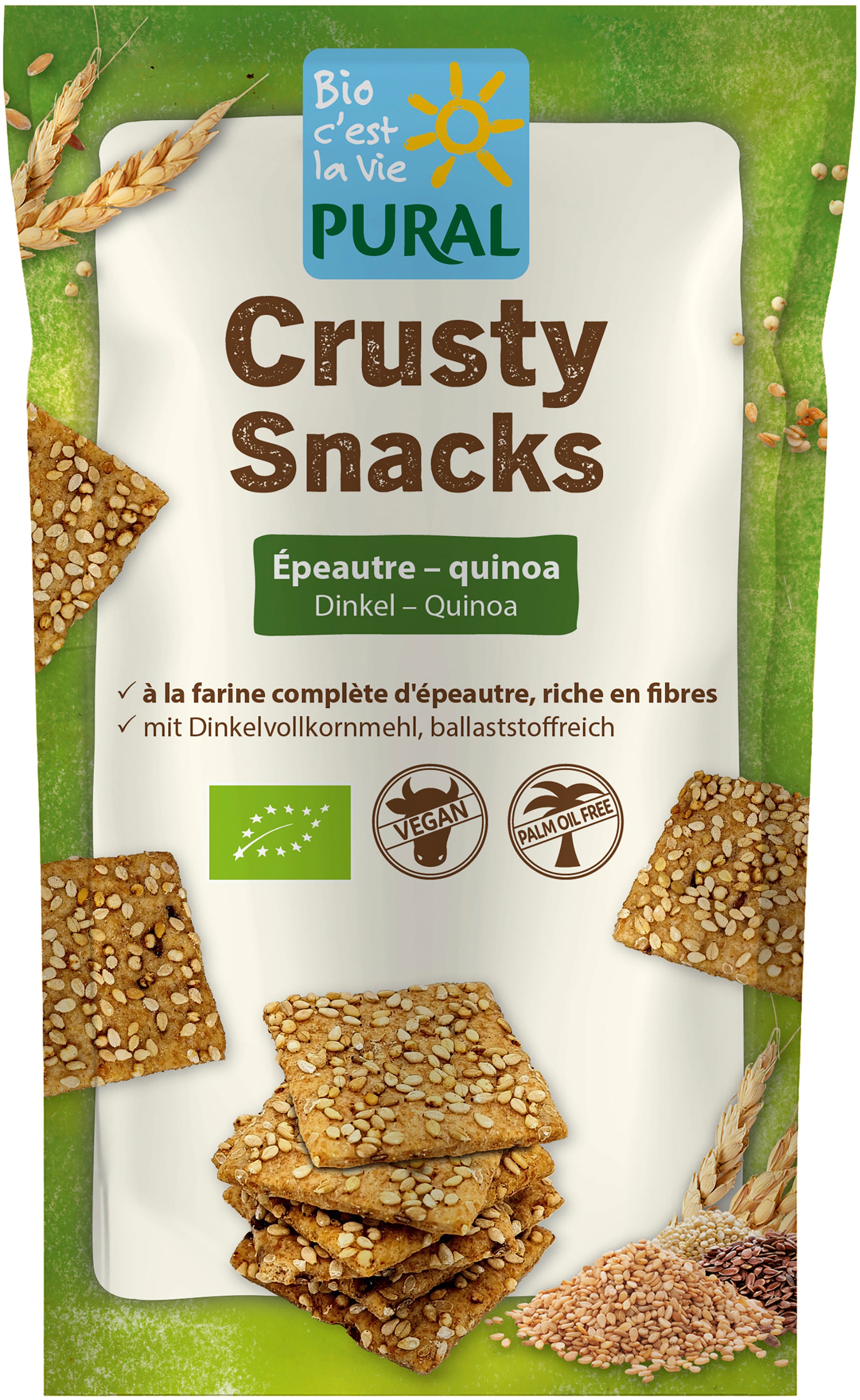 Crusty Snacks Dinkel Quinoa 110 g