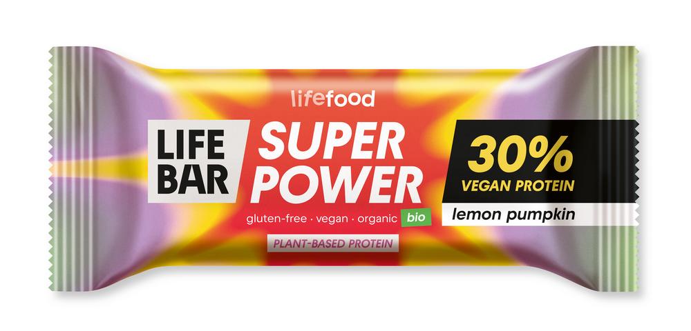 Lifebar Super Power Kürbiskern Zitrone 40 g