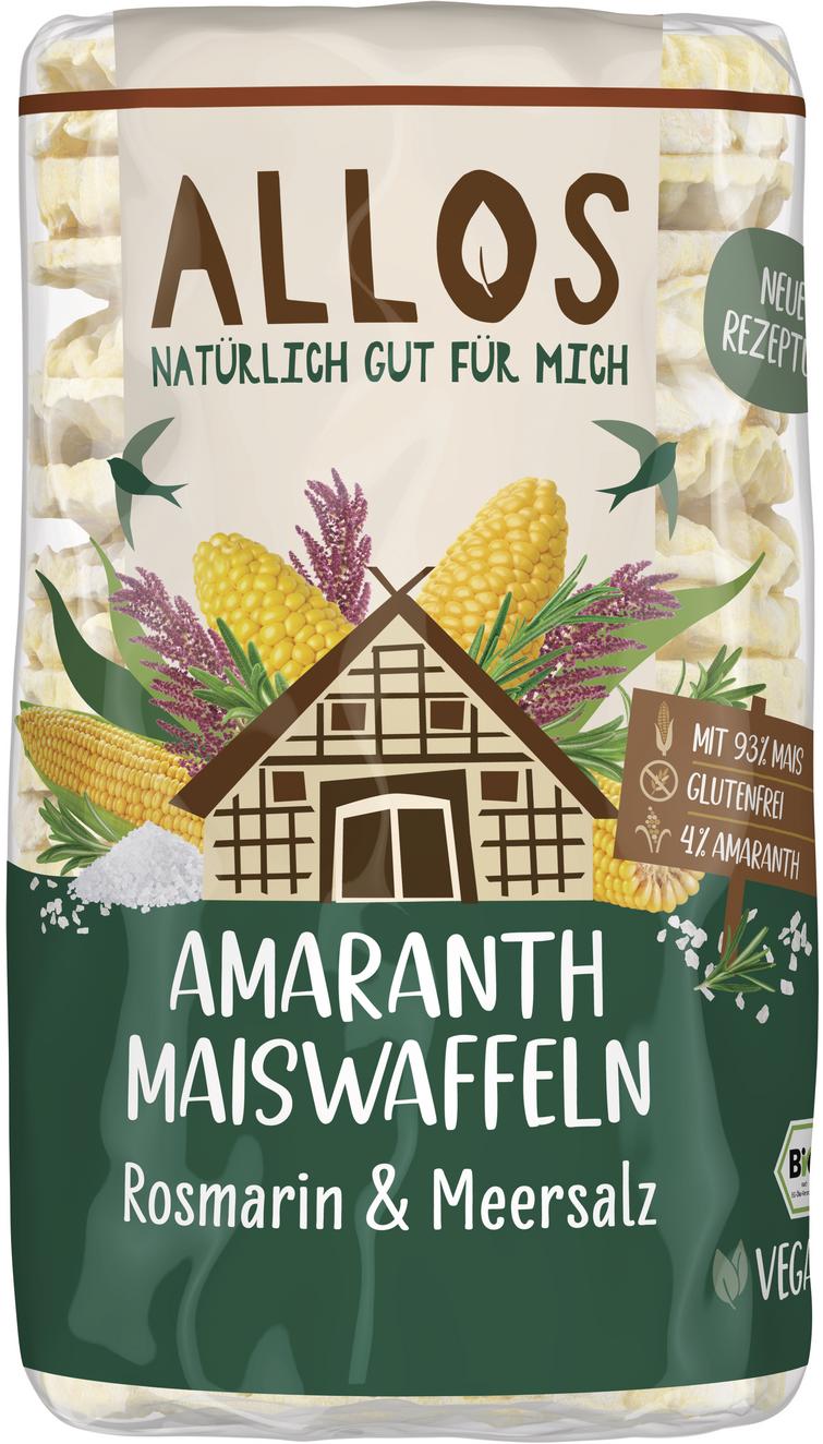 Amaranth Maiswaffeln Rosmarin & Meersalz 115 g