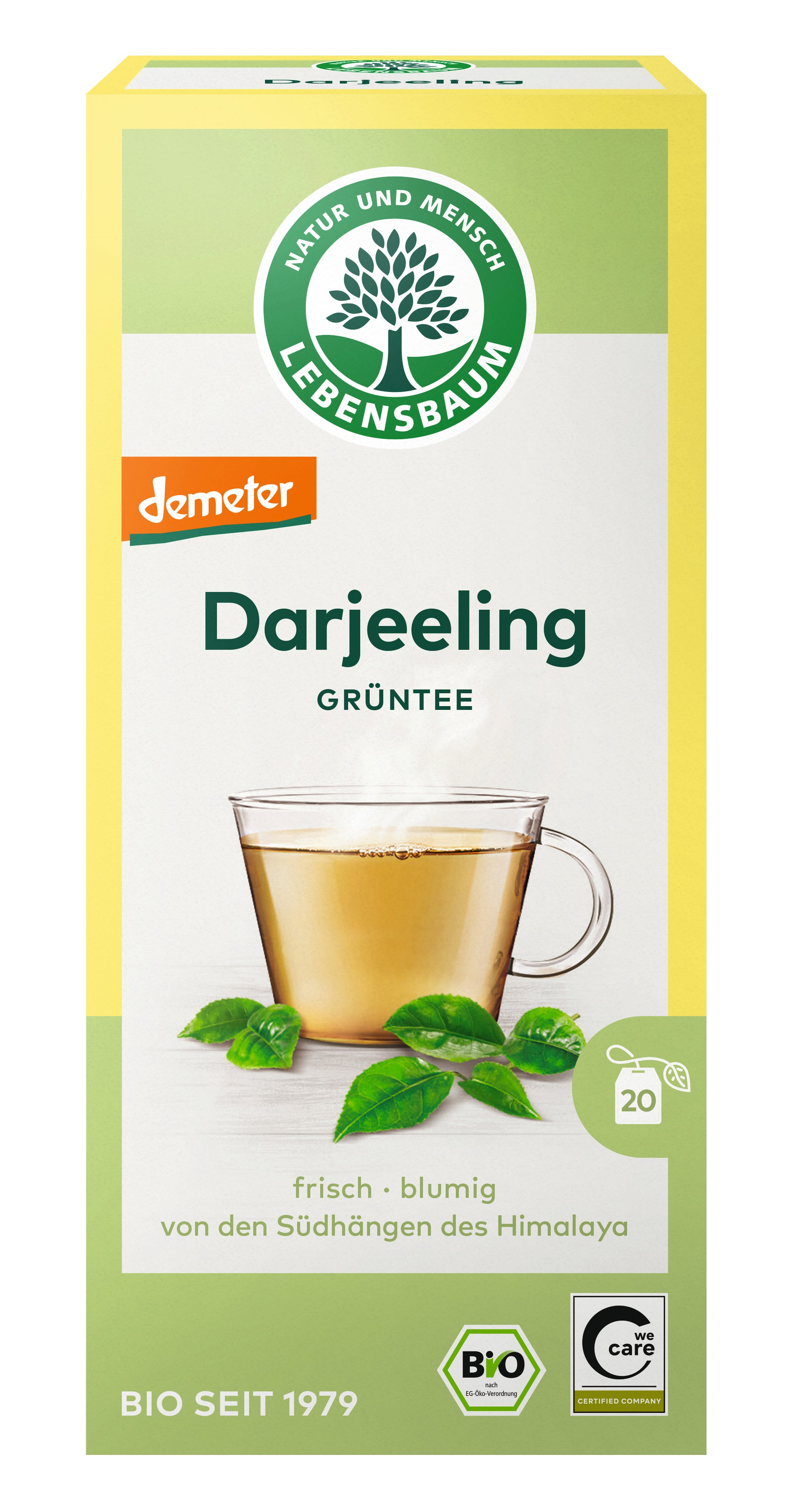 Darjeeling Grüntee demeter 30 g